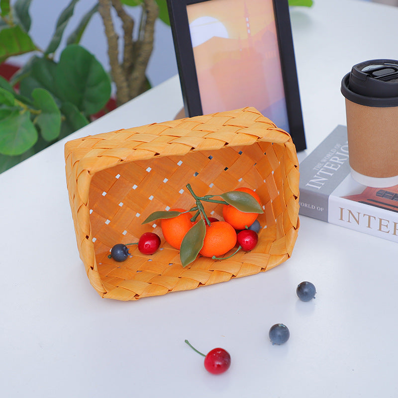 Rectangular Storage Basket made of Woven Natural Material | Kelmera