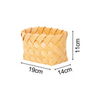 Rectangular Storage Basket made of Woven Natural Material | Kelmera