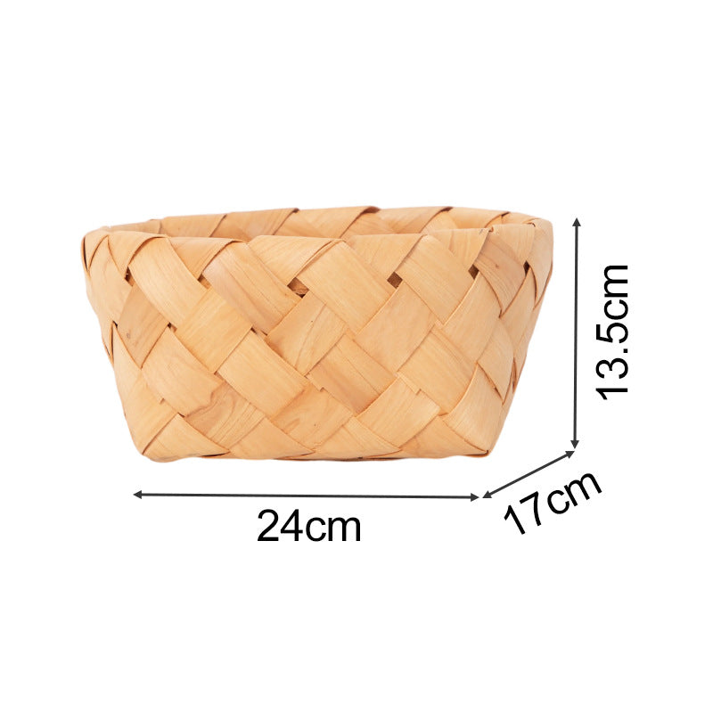 Rectangular Storage Basket made of Woven Natural Material | Kelmera