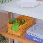 Rectangular Storage Basket made of Woven Natural Material | Kelmera