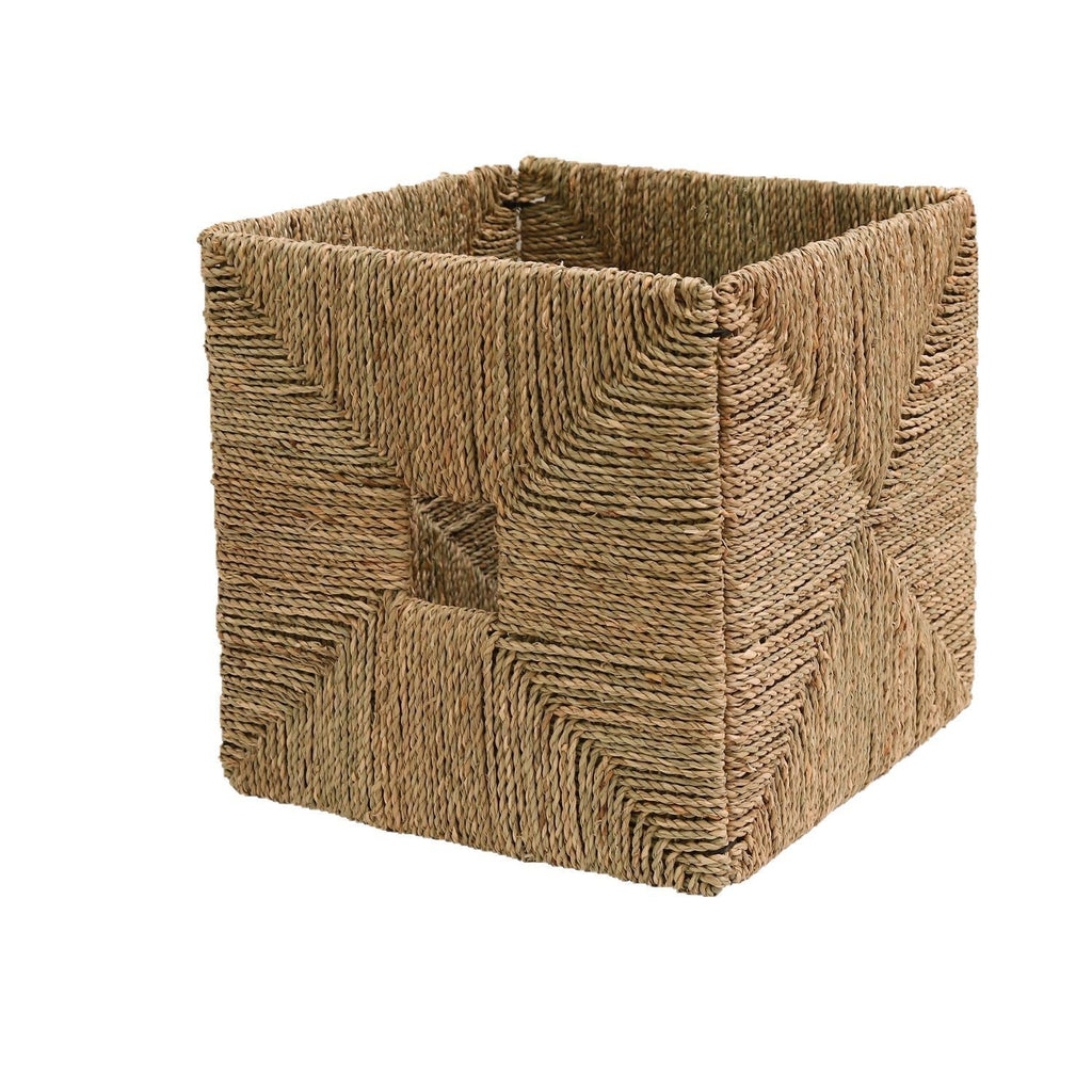 Rectangular Storage Basket with Handwoven Design | Kelmera