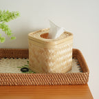Rectangular Storage Basket with Woven Structure | Kelmera