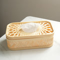 Rectangular Storage Basket with Woven Structure | Kelmera