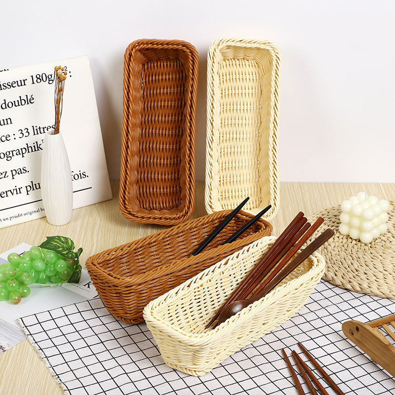Rectangular Woven Storage Tray | Kelmera