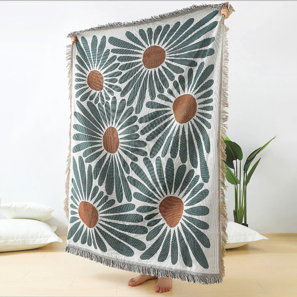 Relndelta Woven Throw Blanket