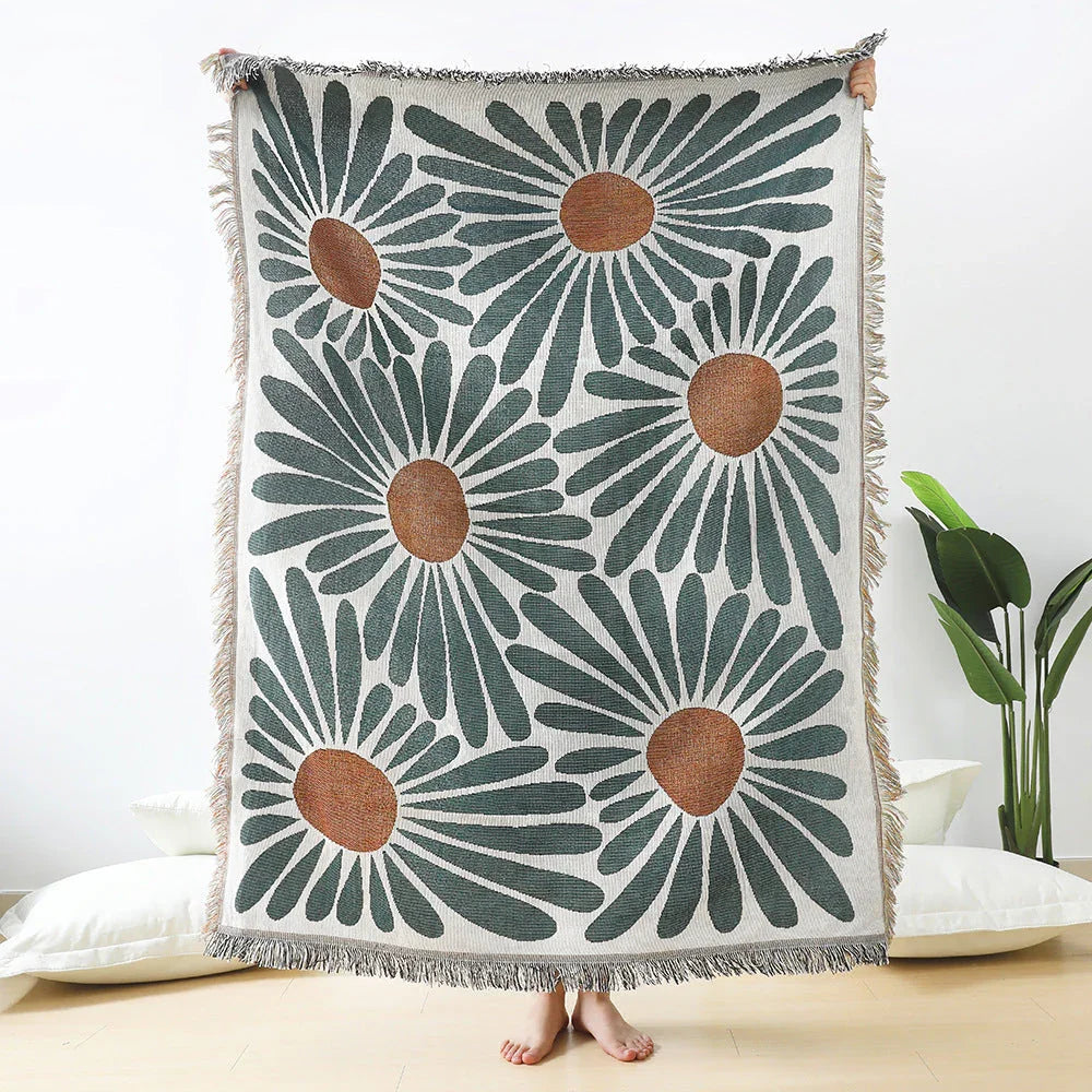 Relndelta Woven Throw Blanket