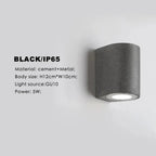 Rendisa Cement Outdoor Wall Lamp