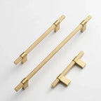 Renstarno Brass Knurled T-Bar Handle