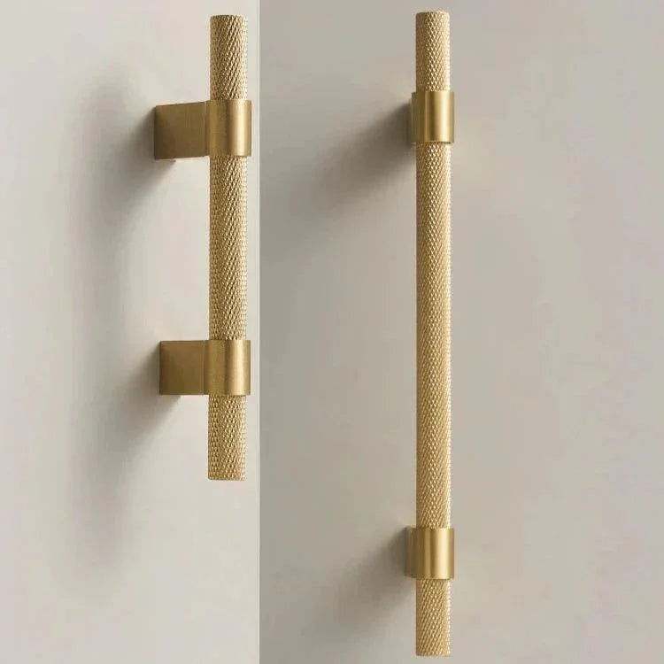 Renstarno Brass Knurled T-Bar Handle
