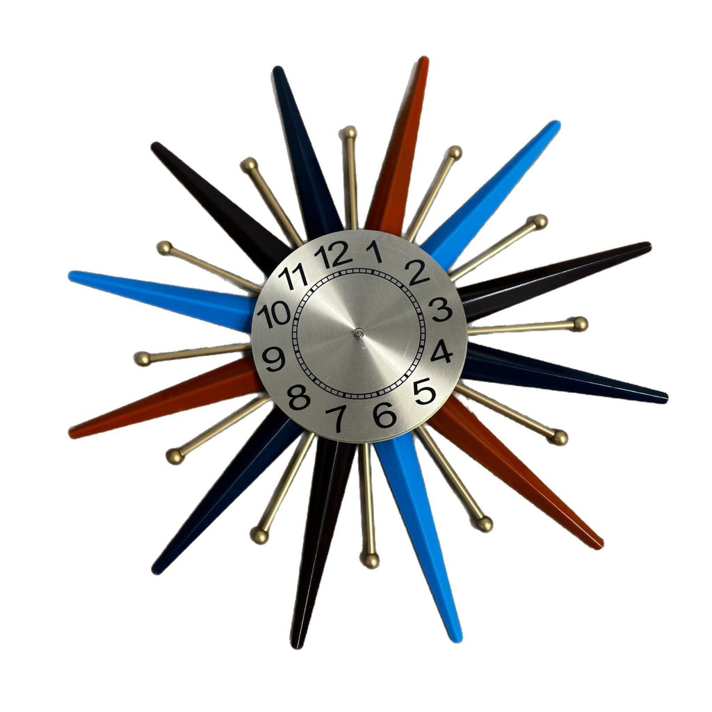 Retro Starburst Wall Clock | Kelmera