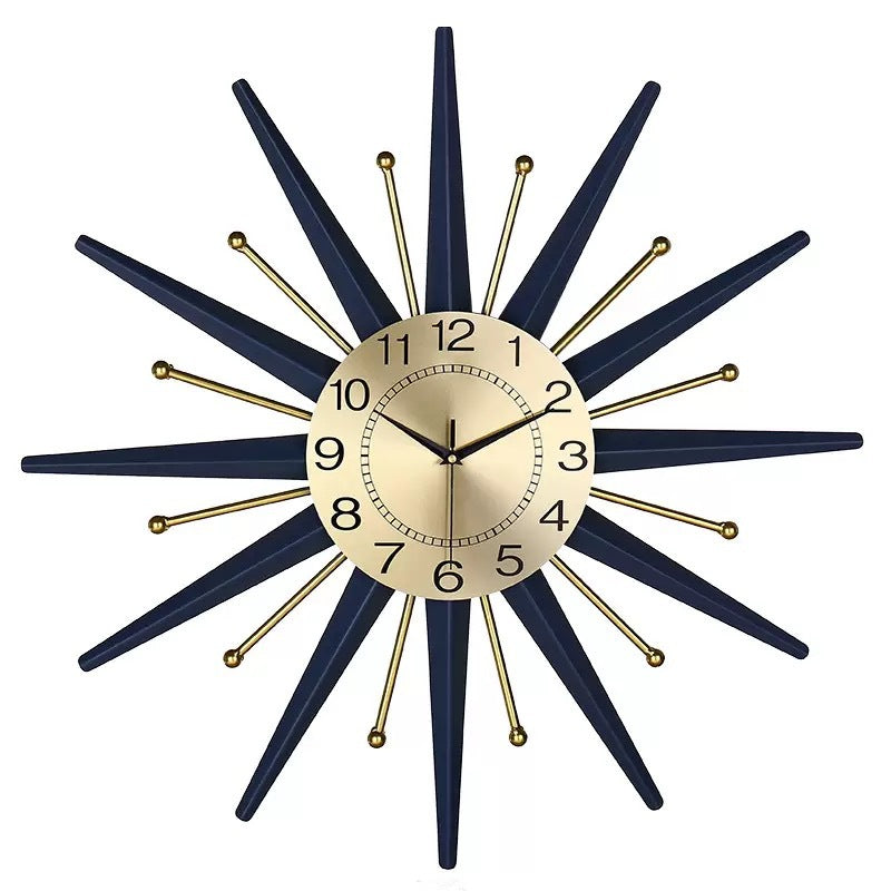 Retro Starburst Wall Clock | Kelmera