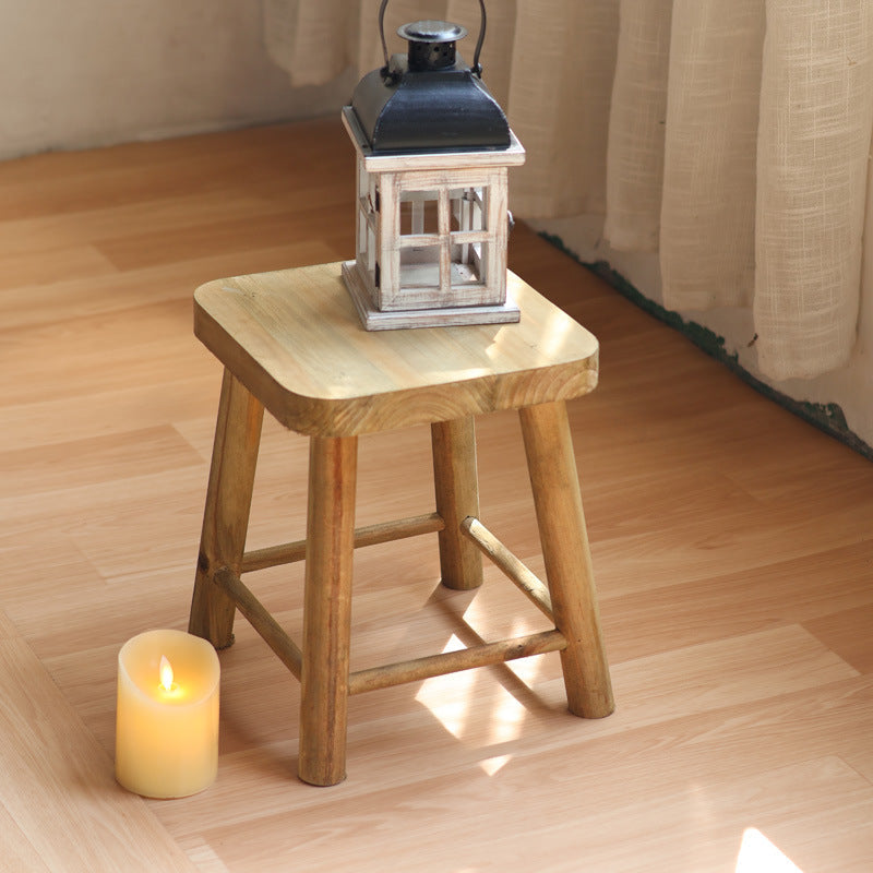 Robust Stool made of Solid Wood | Kelmera