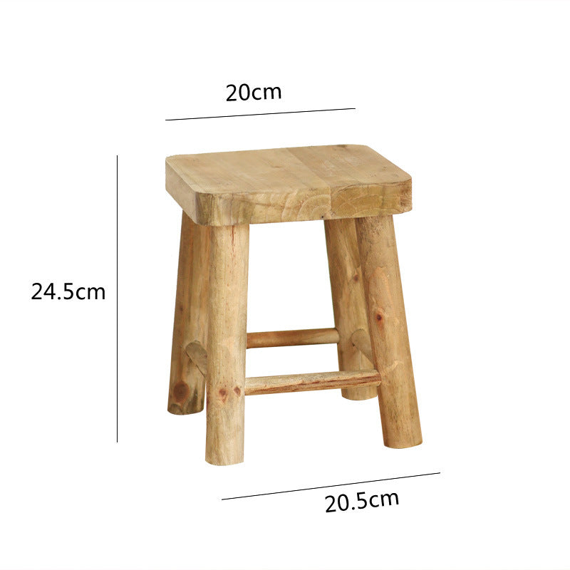 Robust Stool made of Solid Wood | Kelmera