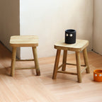 Robust Stool made of Solid Wood | Kelmera
