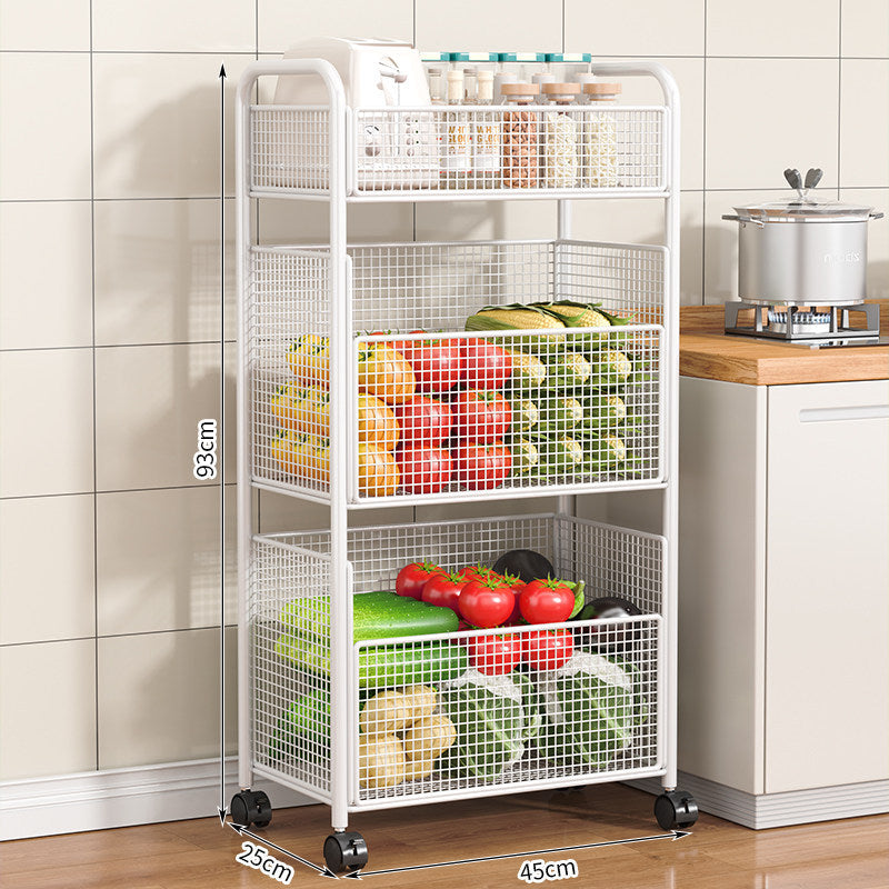 Rolling Kitchen Storage Rack | Kelmera