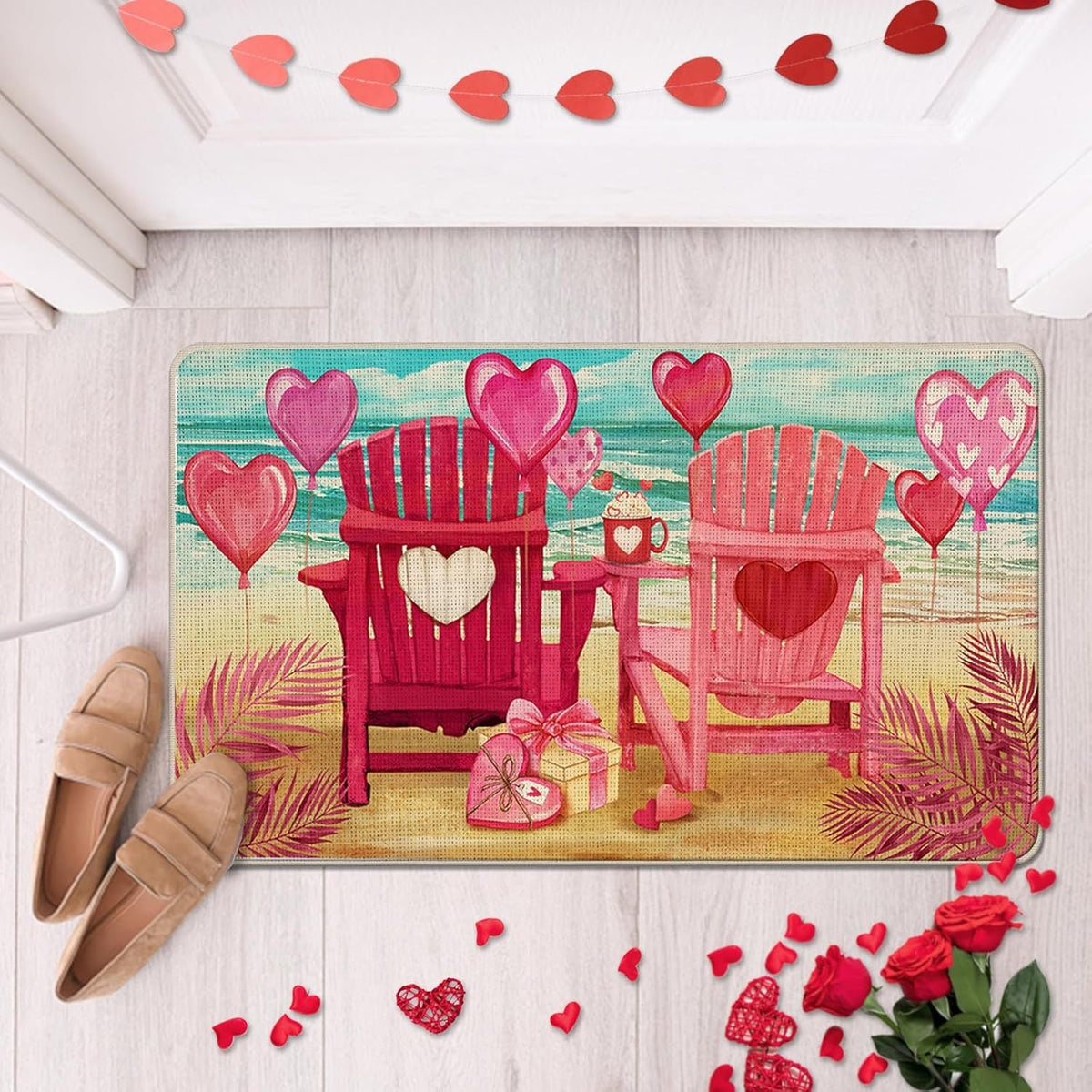 Romantic Floral Welcome Mat | Kelmera