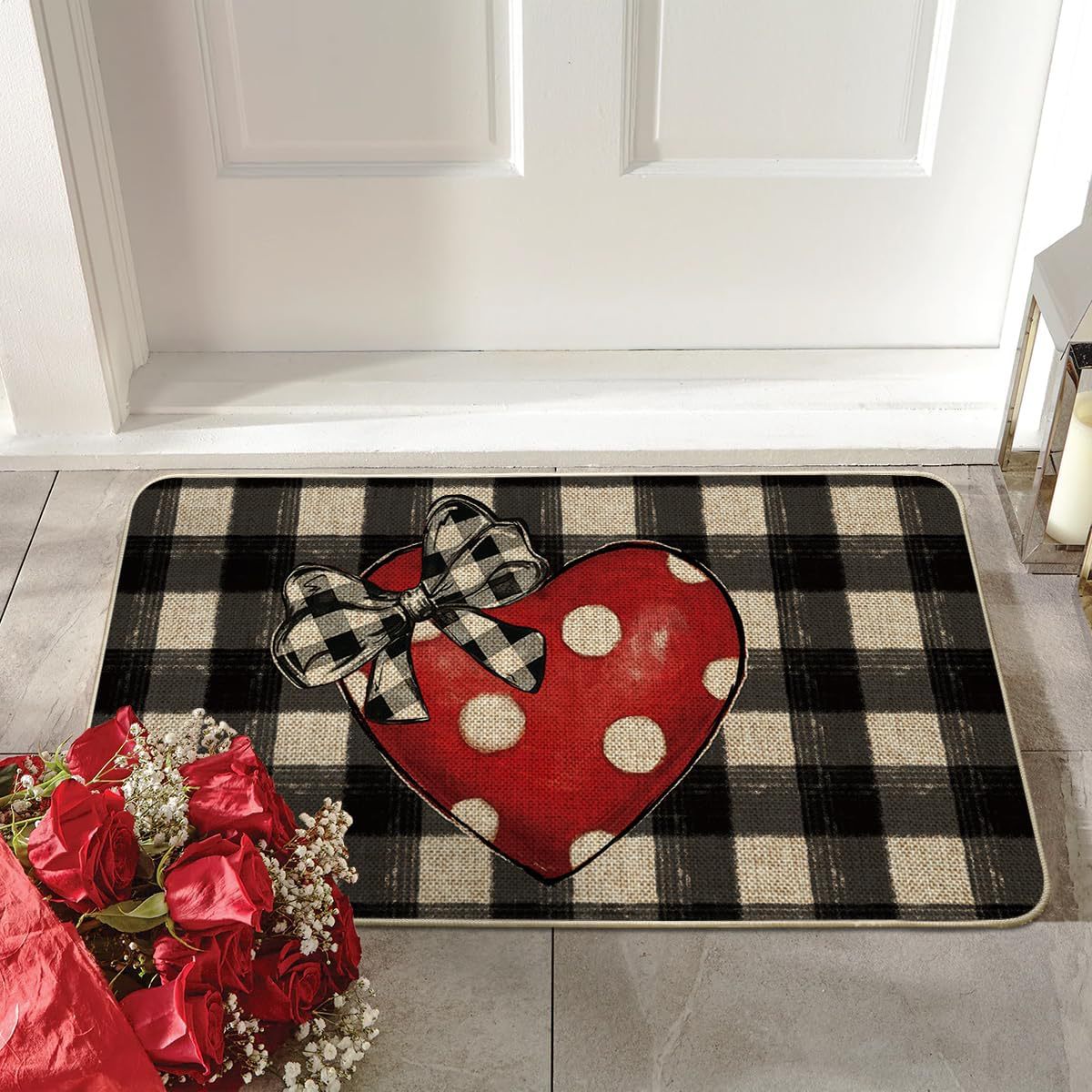 Romantic Floral Welcome Mat | Kelmera