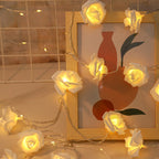 Rose-Shaped LED String Lights Romantic Flower Garland | Kelmera