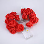 Rose-Shaped LED String Lights Romantic Flower Garland | Kelmera