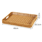 Round Artisan Woven Serving Tray | Kelmera