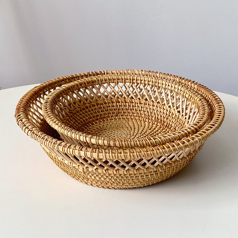 Round Braided Decoration Basket | Kelmera
