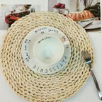 Round Coaster made of Natural Fiber | Kelmera