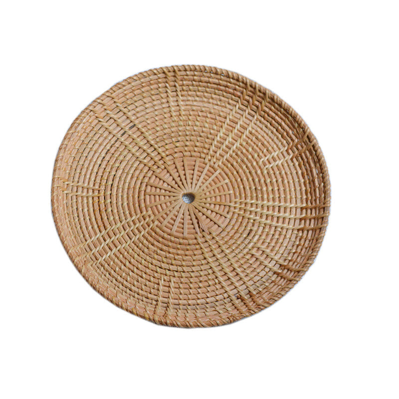 Round Decorative Plate made of Woven Material | Kelmera