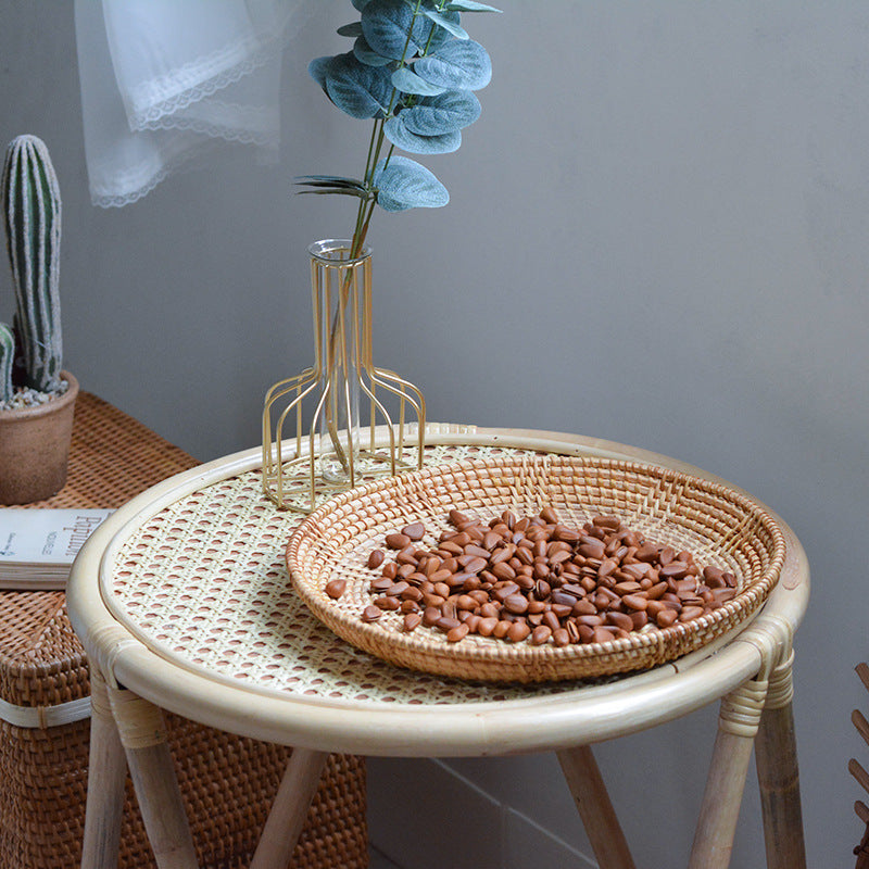 Round Decorative Plate made of Woven Material | Kelmera