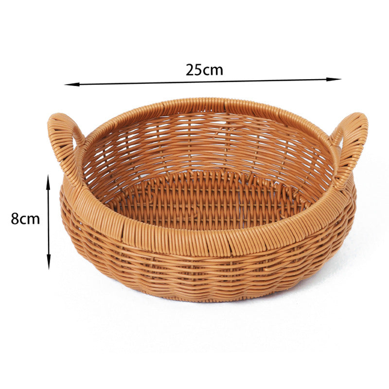 Round Decorative Woven Basket | Kelmera