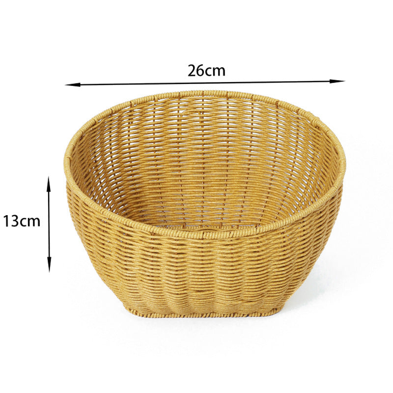 Round Decorative Woven Basket | Kelmera