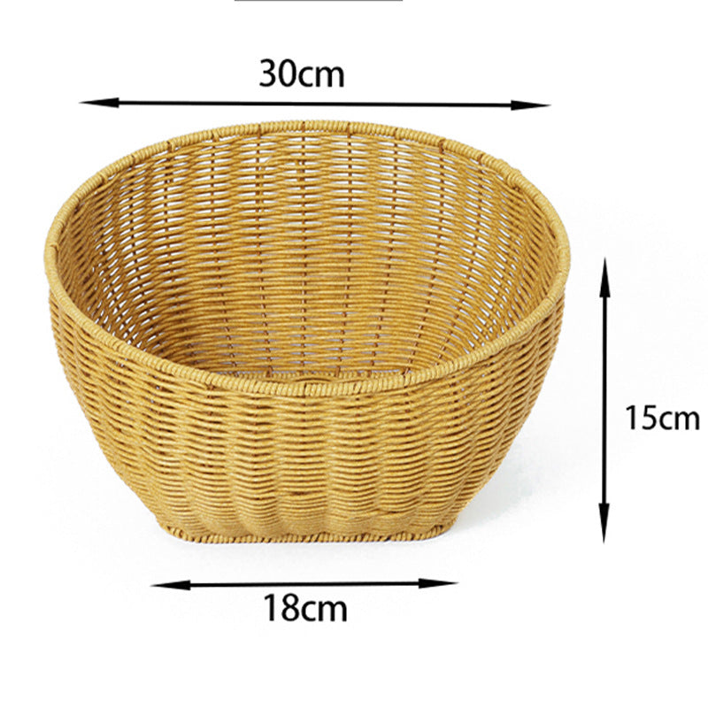 Round Decorative Woven Basket | Kelmera