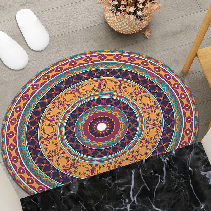 Round Geometric Area Mat | Kelmera
