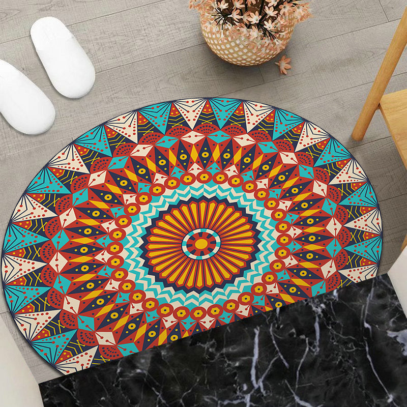 Round Geometric Area Mat | Kelmera