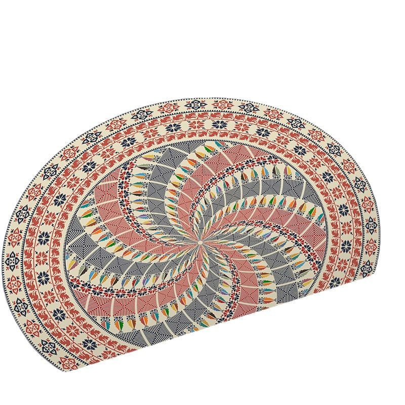 Round Geometric Area Mat | Kelmera