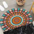 Round Geometric Area Mat | Kelmera