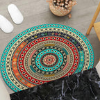 Round Geometric Area Mat | Kelmera