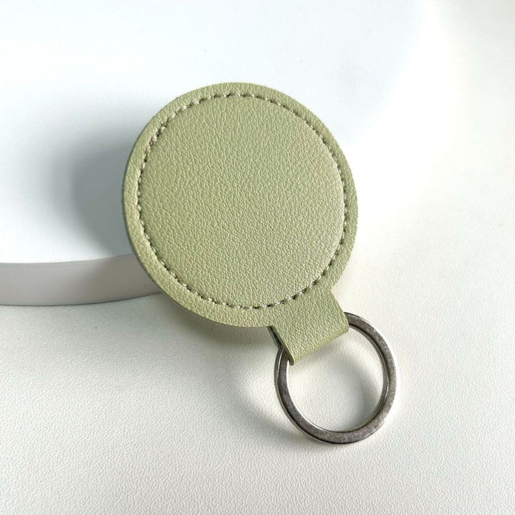 Round Leather Keyring | Kelmera