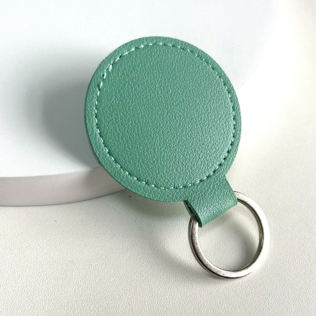 Round Leather Keyring | Kelmera
