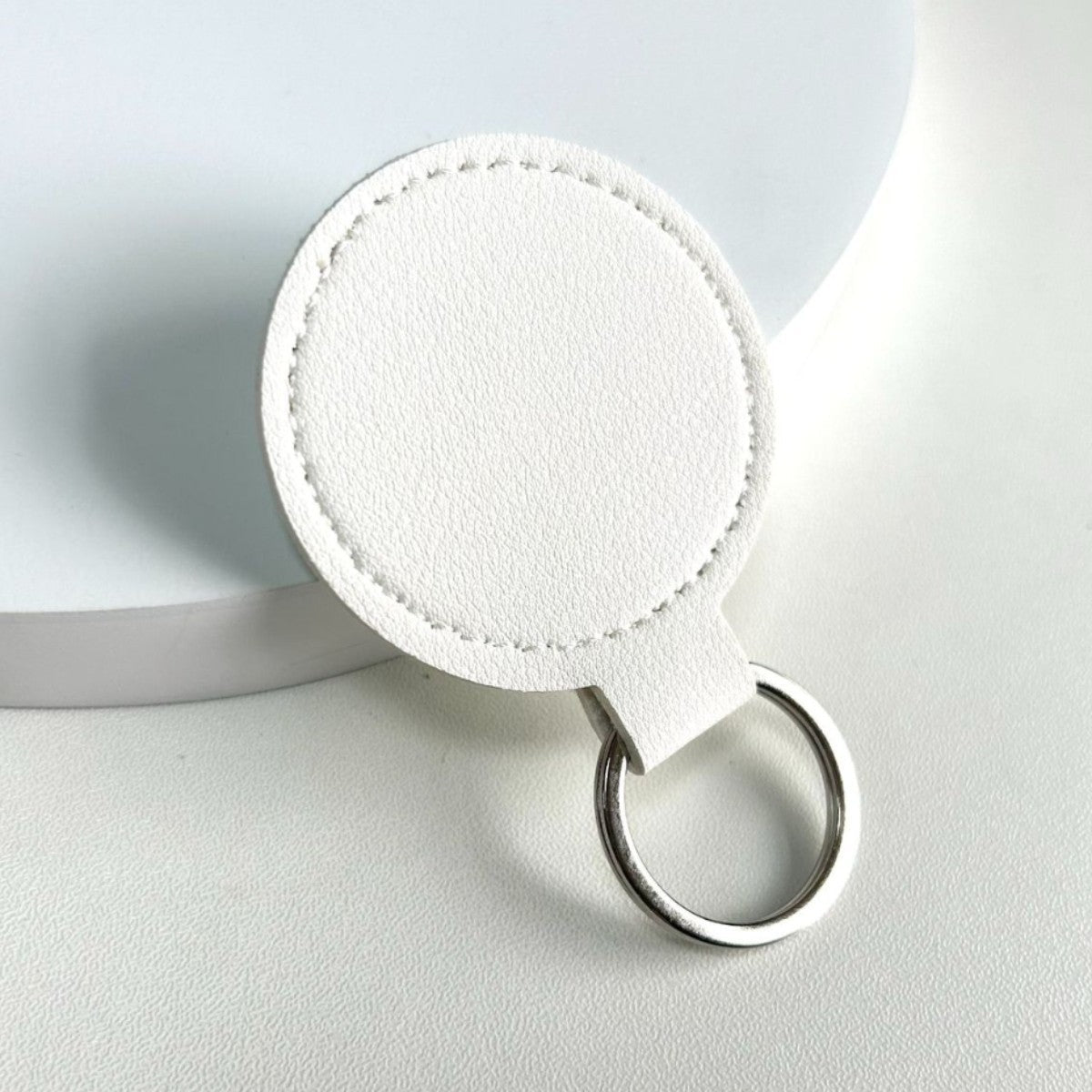 Round Leather Keyring | Kelmera