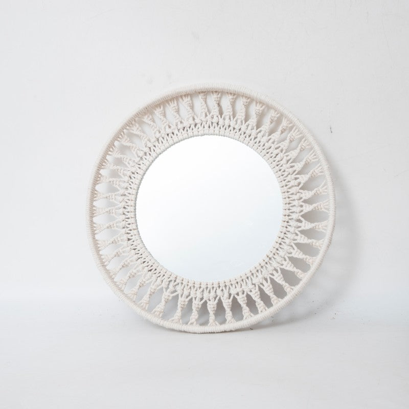 Round Macrame Wall Mirror | Kelmera
