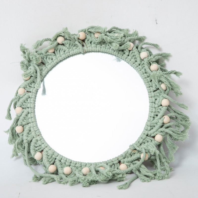 Round Macrame Wall Mirror | Kelmera