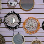 Round Macrame Wall Mirror | Kelmera