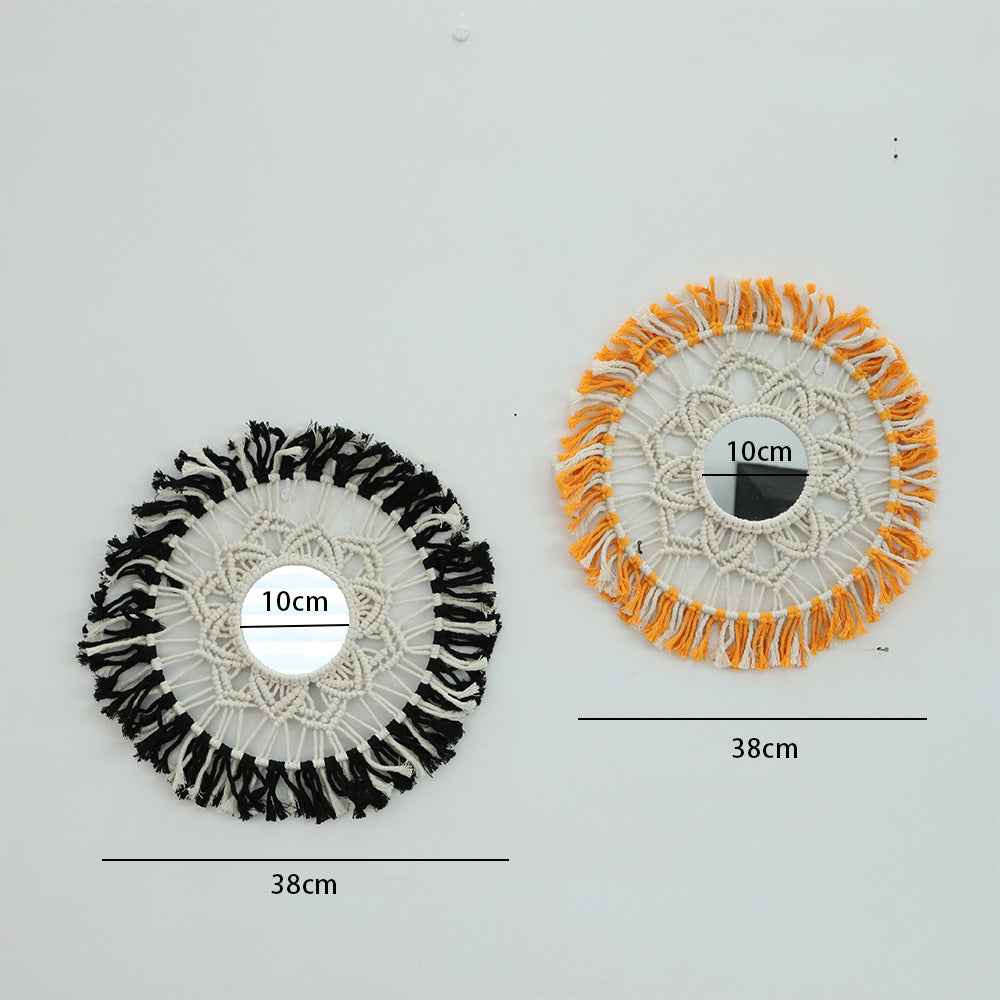 Round Macrame Wall Mirror | Kelmera