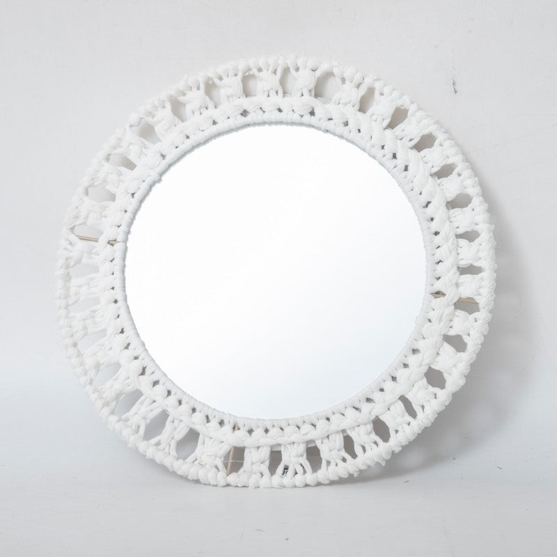 Round Macrame Wall Mirror | Kelmera