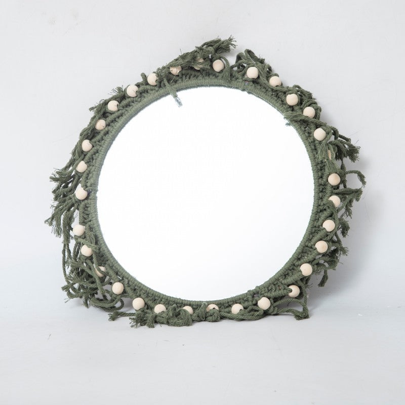 Round Macrame Wall Mirror | Kelmera