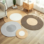 Round Natural Fiber Rugs | Kelmera
