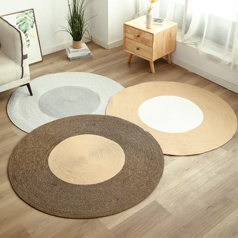 Round Natural Fiber Rugs | Kelmera