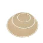 Round Rug with Fringed Design | Kelmera