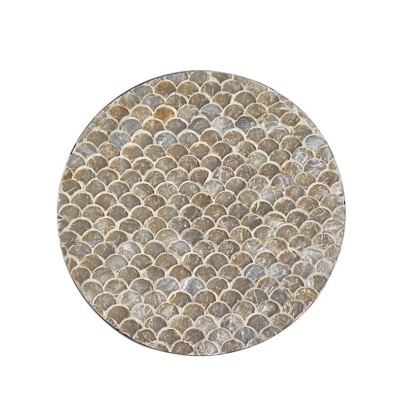 Round Serving Board made from Noble Shells | Kelmera