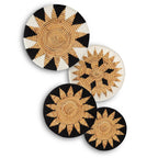 Round Table Coaster made of Natural Materials | Kelmera